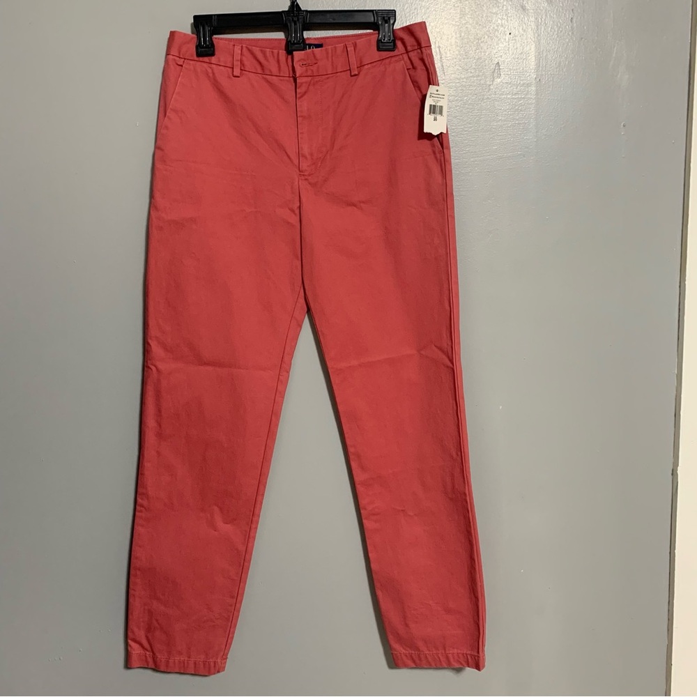 Polo Ralph Lauren Boys Cotton Skinny Chino Pants Cruise Red Sz 20 - NWT